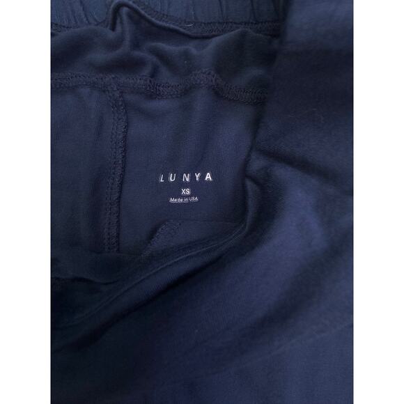 Lunya Restore Modal High-Rise Leggings XS Navy - Picture 3 of 12